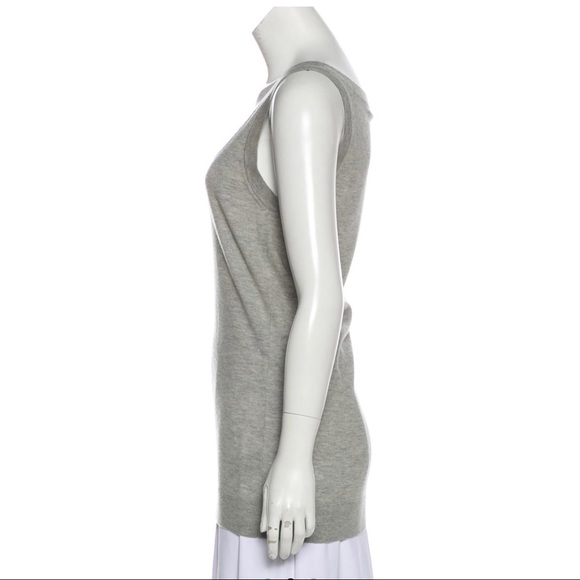 DONNA KARAN Cashmere Knit Top - Size M - Picture 3 of 9